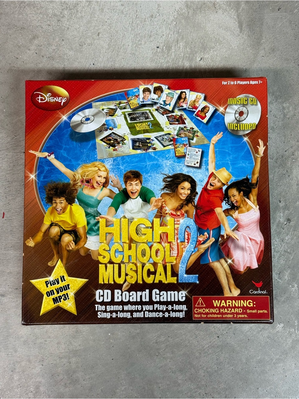 Disney High School Musical 2 CD Board Game - Red & Blue